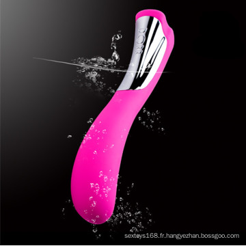 Produit de sexe de vibrateurs de silicone de vagin pour la femme Injo-Zd034